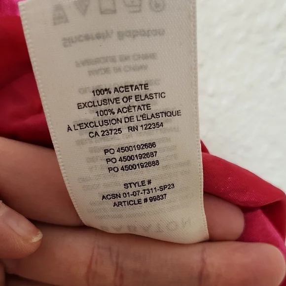 Babaton Pink Midi Slip Skirt for Cocktail Nights - Picture 9 of 12